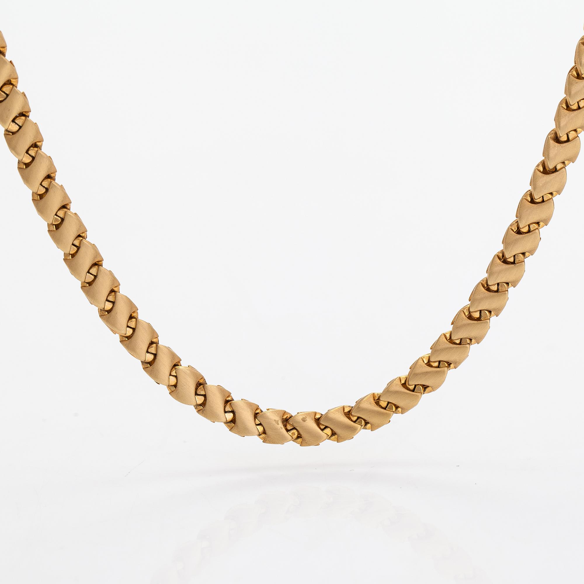 Halsband, 14K guld.