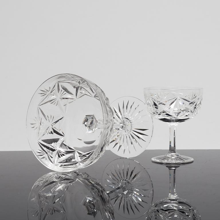 GLASSERVIS, 91 delar, 1900-tal.