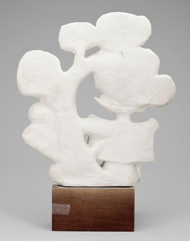 STIG LINDBERG, skulptur, parian, Gustavsberg studio, sign o numr 10/500.