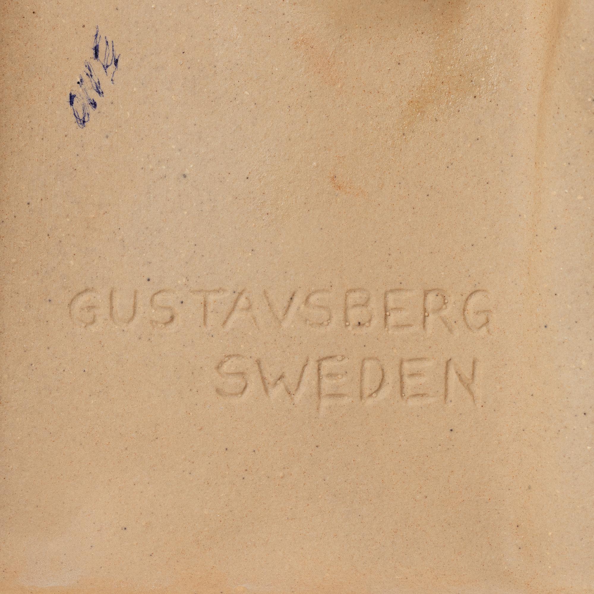 Lisa Larson, a 'Flora' wall plaque, Gustavsberg.