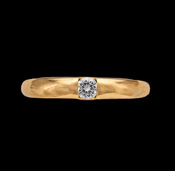 1042. A Cartier brilliant cut diamond ring, 0.25 cts. 1993.
