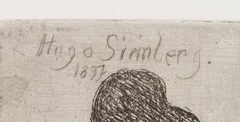 Hugo Simberg, "Omakuva" (Self portrait).