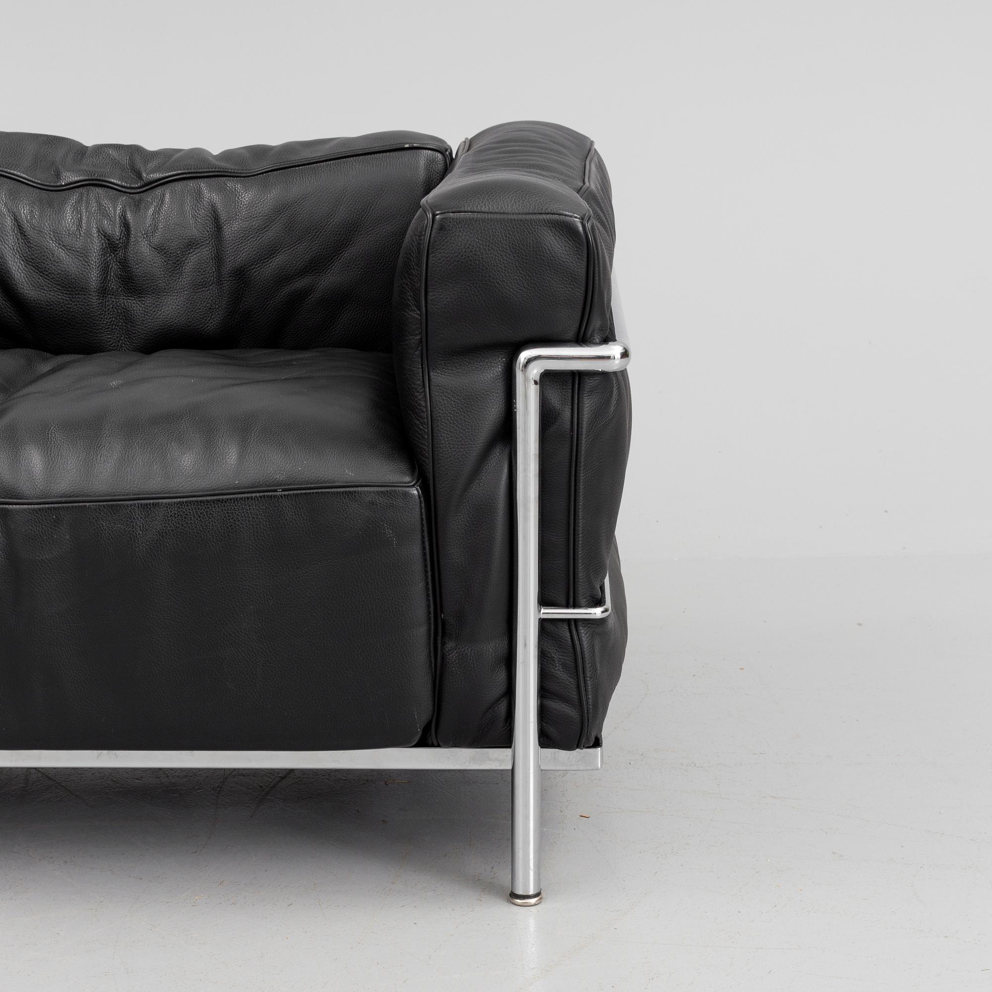 LE CORBUSIER, fåtölj, "LC3", Cassina.
