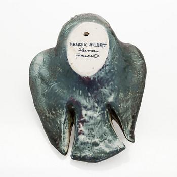 Henrik Allert, sculpture, ceramic, signed Henrik Allert Pentik Finland.