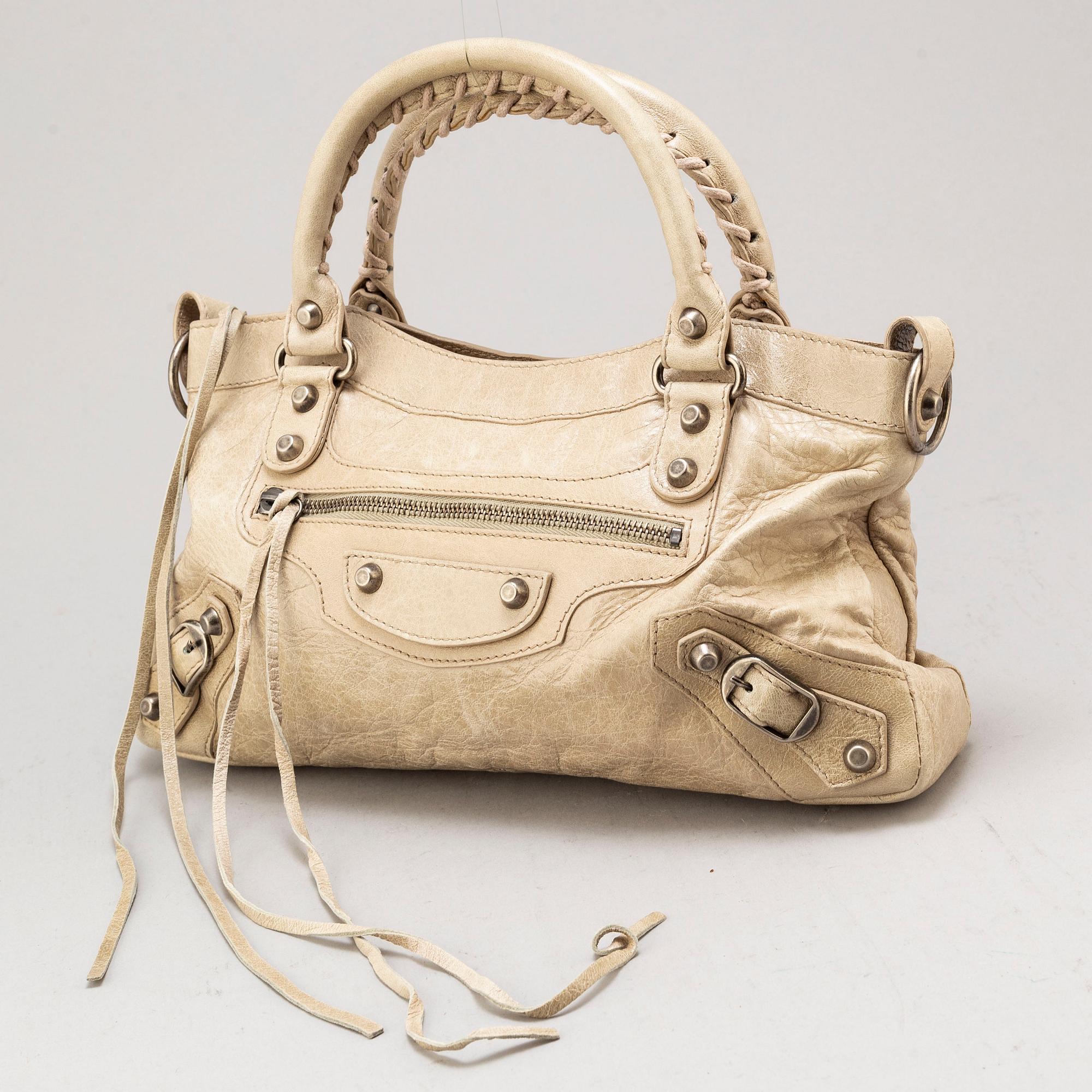 BALENCIAGA, a 'First' leather bag.