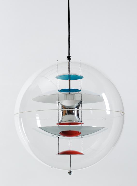 A Verner Panton 'VP-Globe' hanging lamp, Louis Poulsen, Denmark.