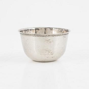 A Swedish silver tumbler, mark of Lars Holmström, Kristianstad 1760.