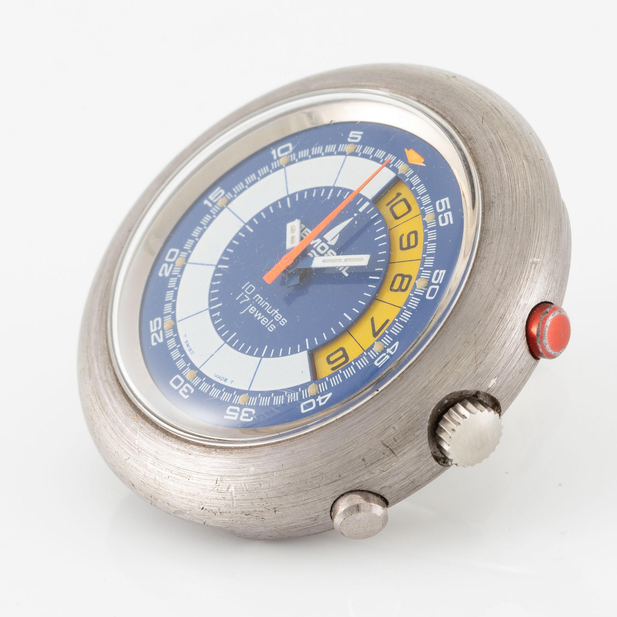 Memosail, "Regatta", seglarkronograf, armbandsur, 45,6 mm.