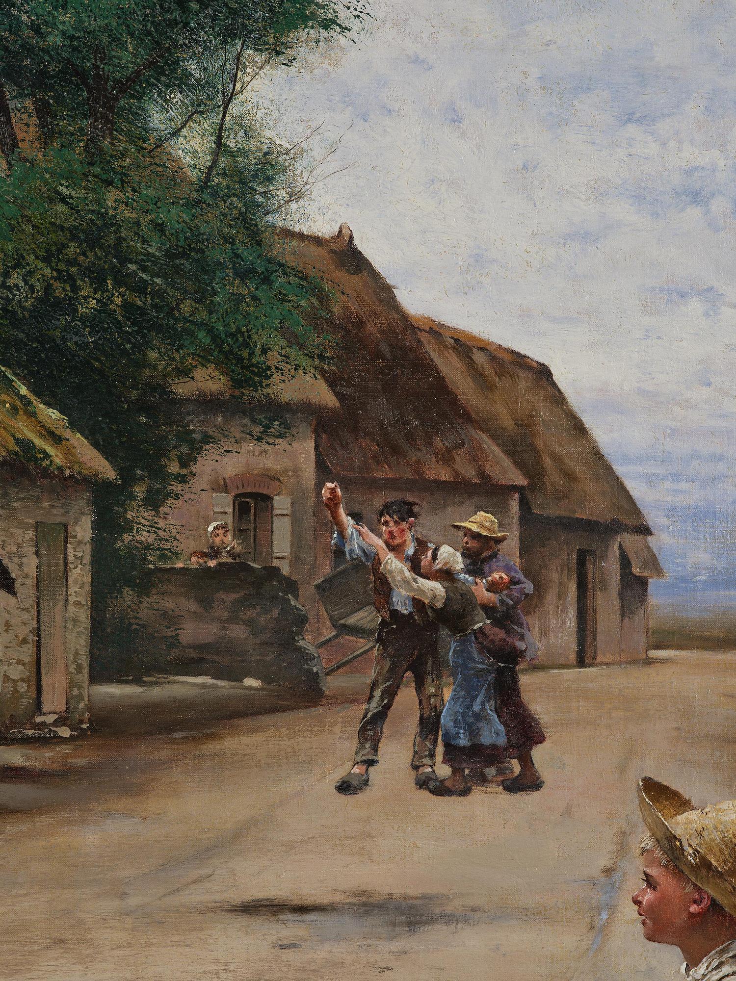 August Hagborg, Fransk bygata.