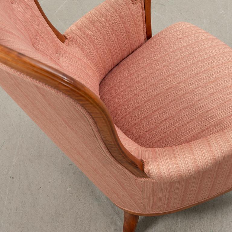 Carl Malmsten, armchair, "Our Lady", O.H. Sjögren, 1983.