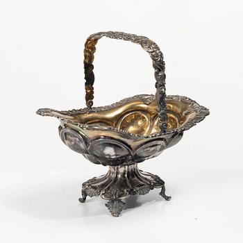 Roland Mellin, sweet dish, silver, Helsinki, Finland, 1842.