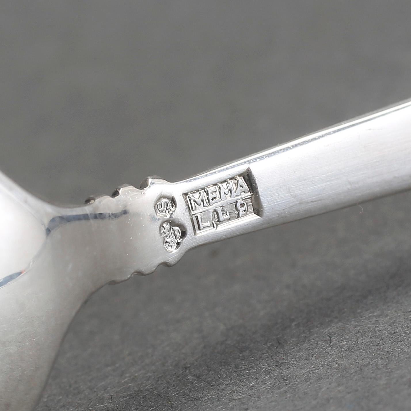 SKEDAR, 25 st, silver, Mema, Lidköping, 1958. Vikt ca 214g.