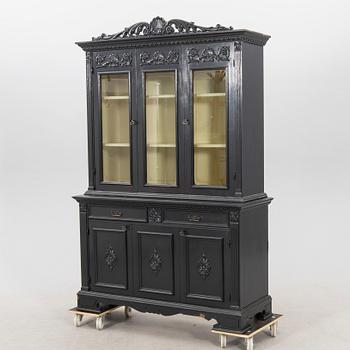 A painted display cabinet first half of the 20th century.