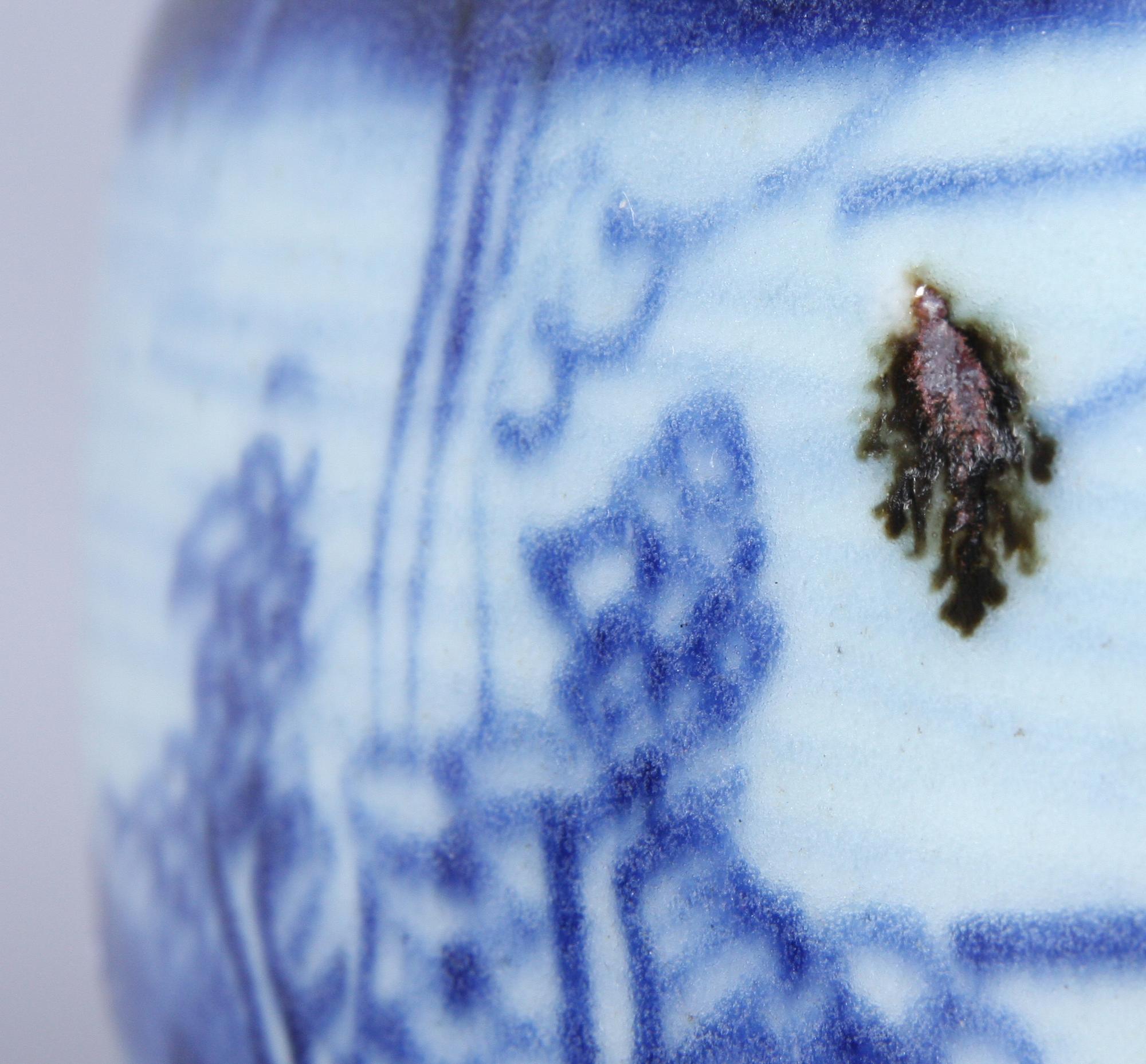 BOJANER, 2 st, porslin, Kina, 1800-tal.