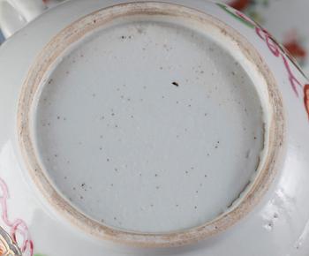 PARTI PORSLIN, 10 delar. Kina, 1700-1900-tal.