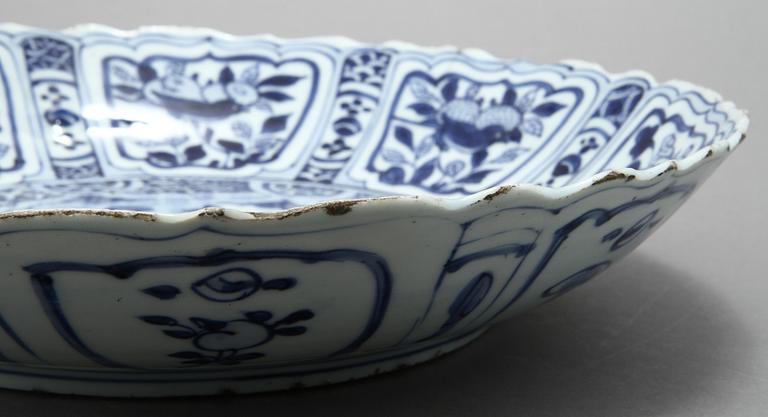 SKÅLFAT, porslin, Kina, Ming, Wan-Li (1573-1620).