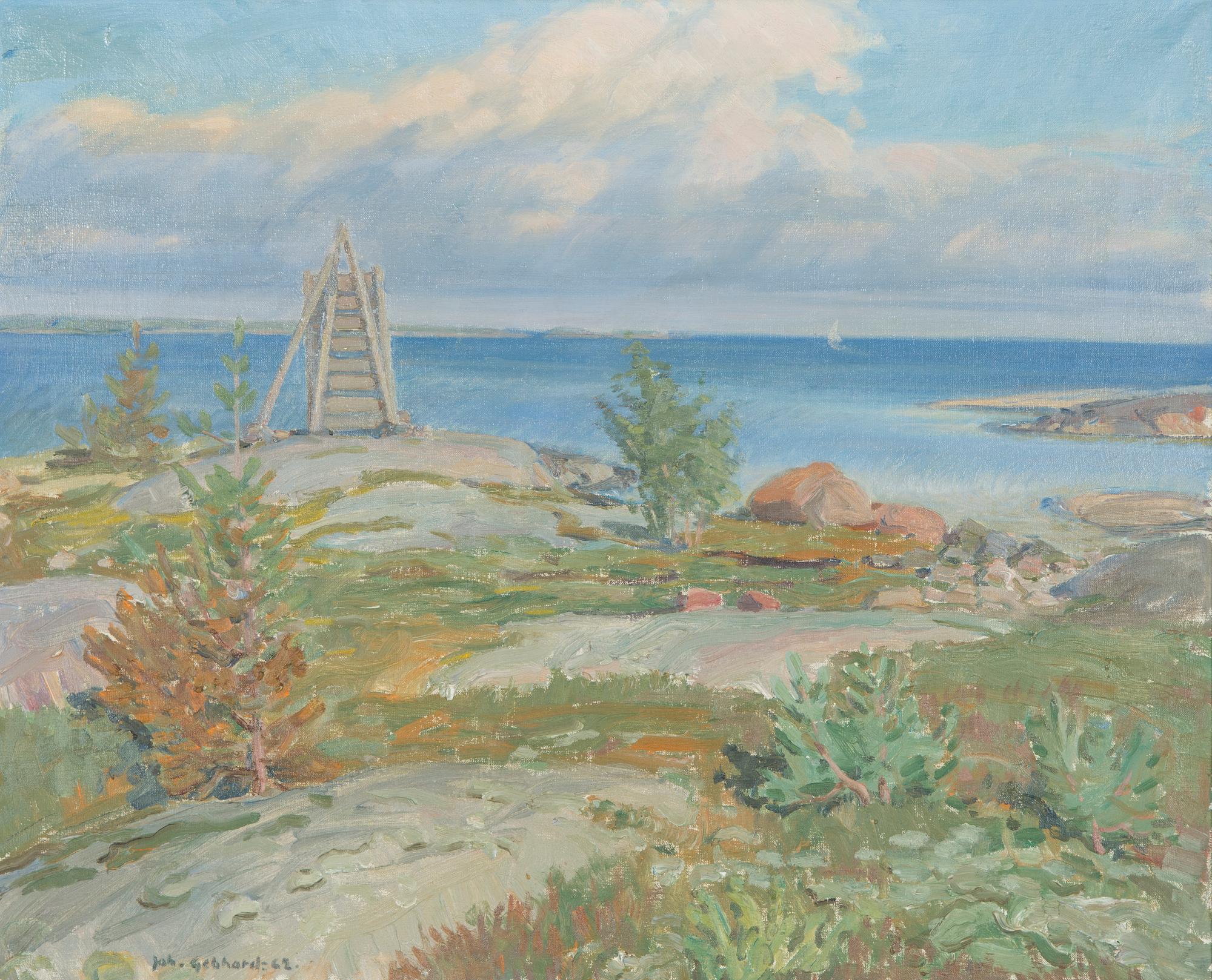 Johannes Gebhard, Merimerkki.