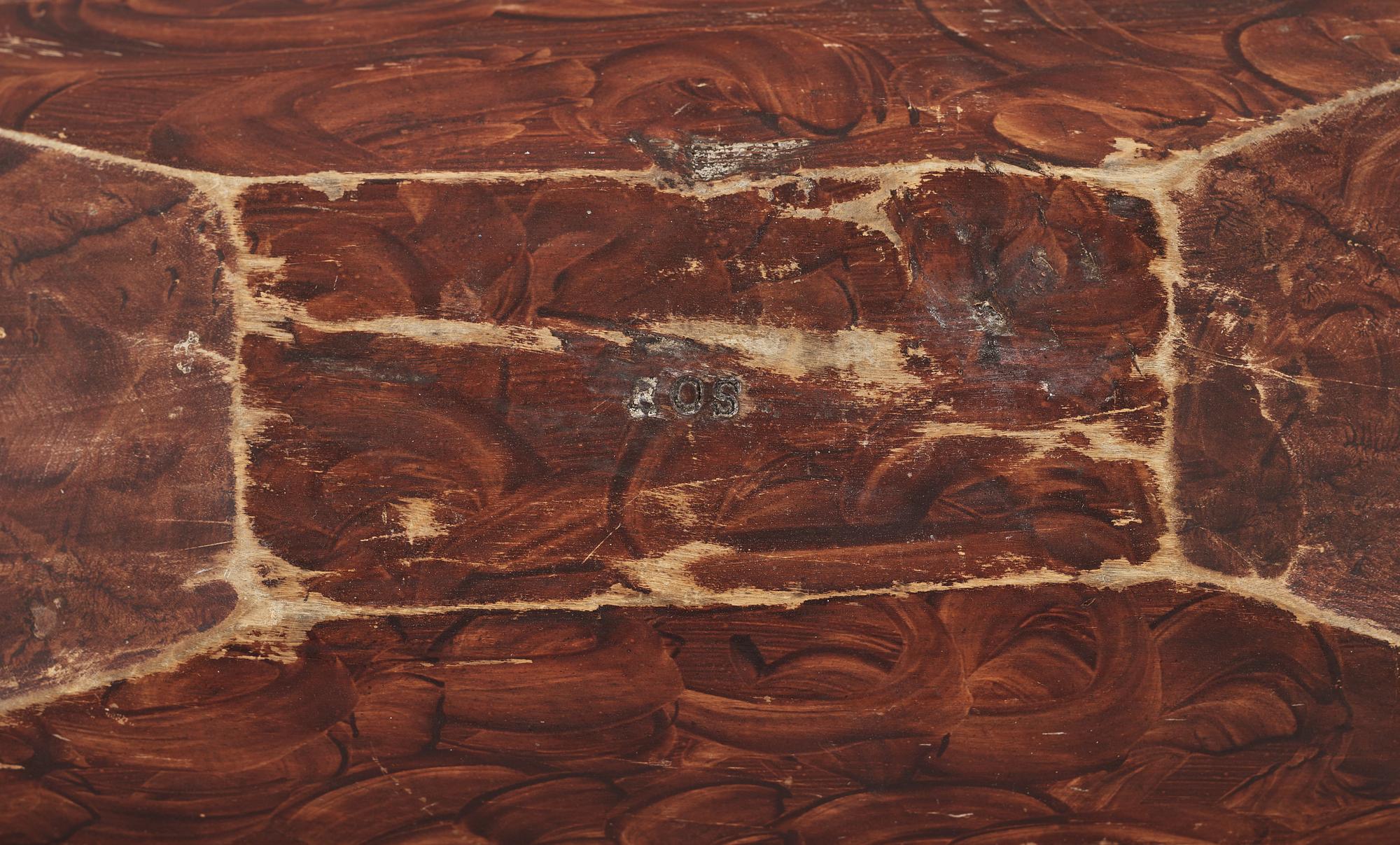 a wooden bowl from the 19th century.