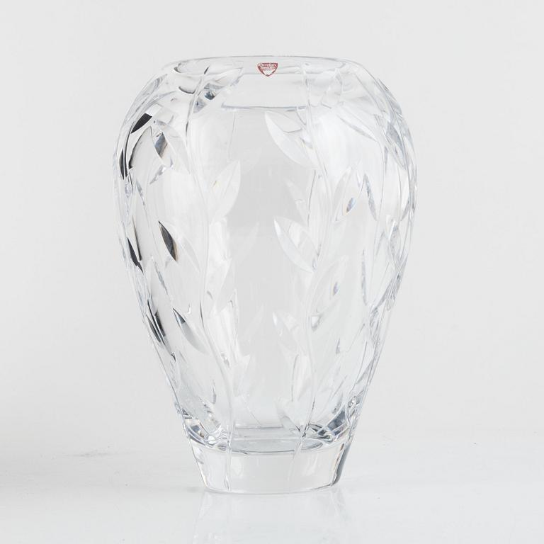 Gunnar Cyrén, a glass vase, Orrefors, Sweden.