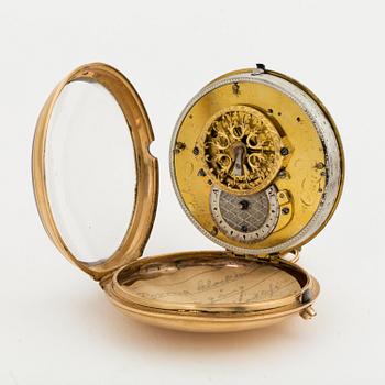 VAUCHEZ, A Paris, pocket watch, 55 mm,