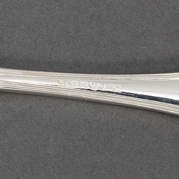 GAB, fiskbestick, 18+18 st, silver, modell "Kungsholm",  Stockholm 1971.