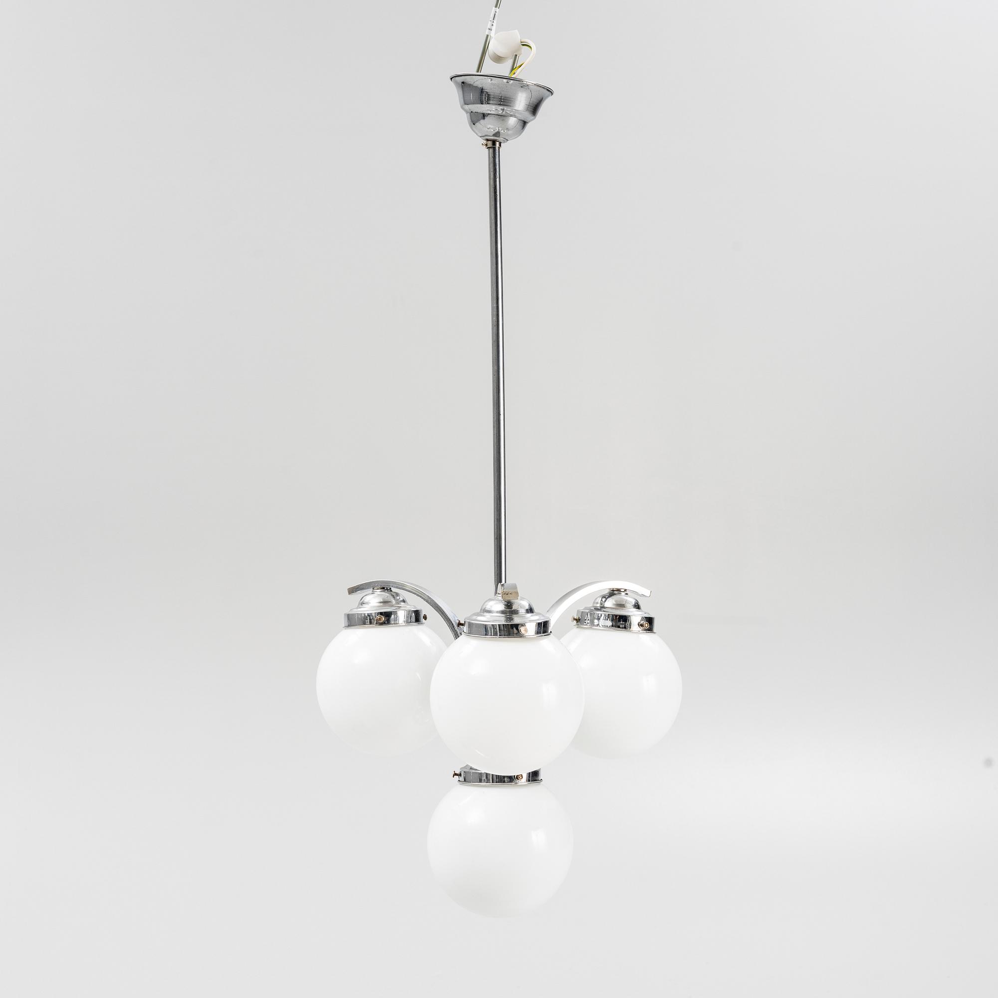 Taklampa Art Deco-stil 1900-talets andra hälft.