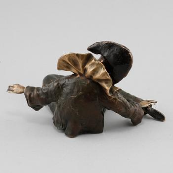 SKULPTUR, brons, otydligt signerad, daterad 1981 och numrerad 7/8.