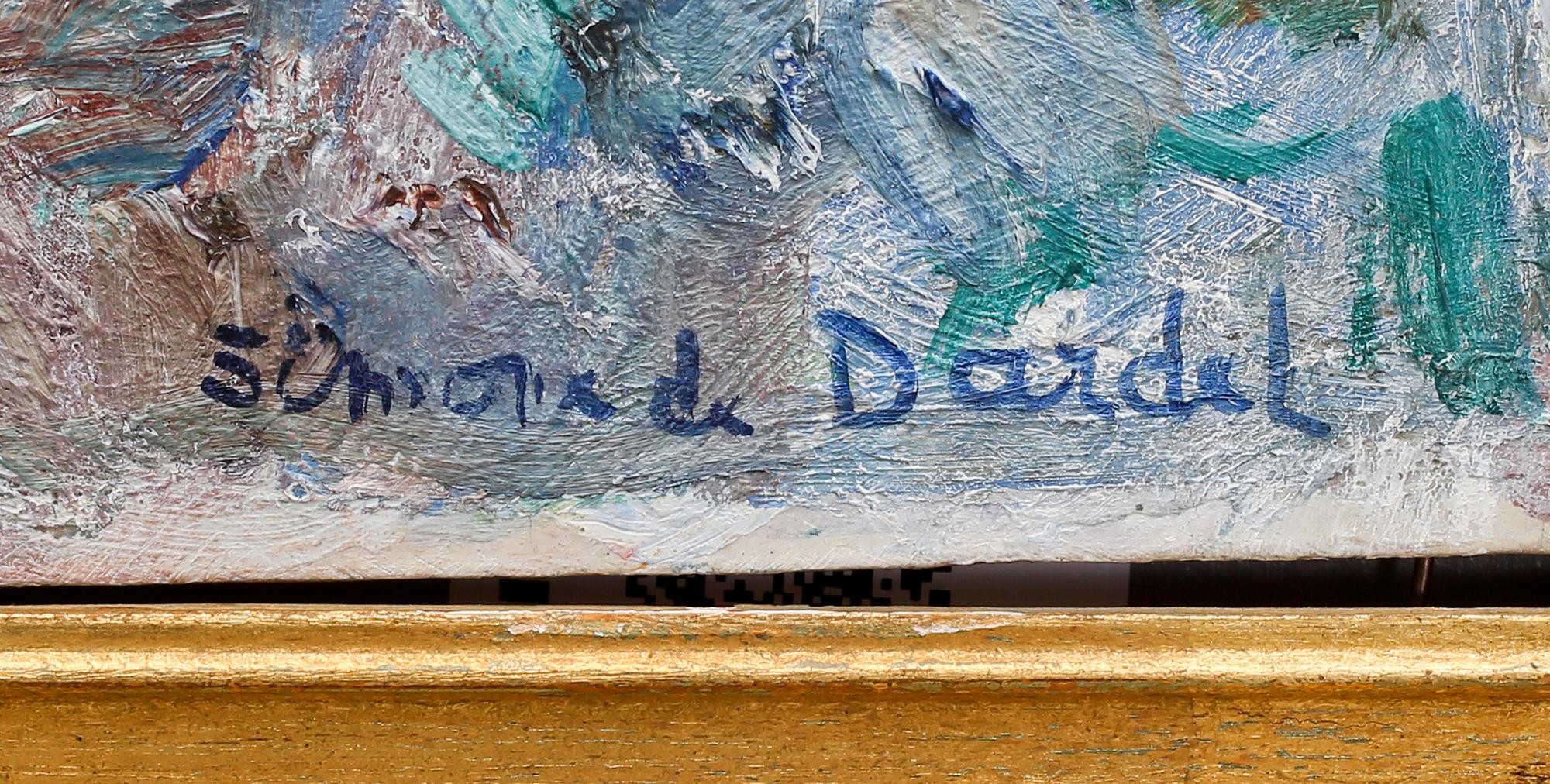 SIMONE DE DARDEL, olja på duk, signerad.