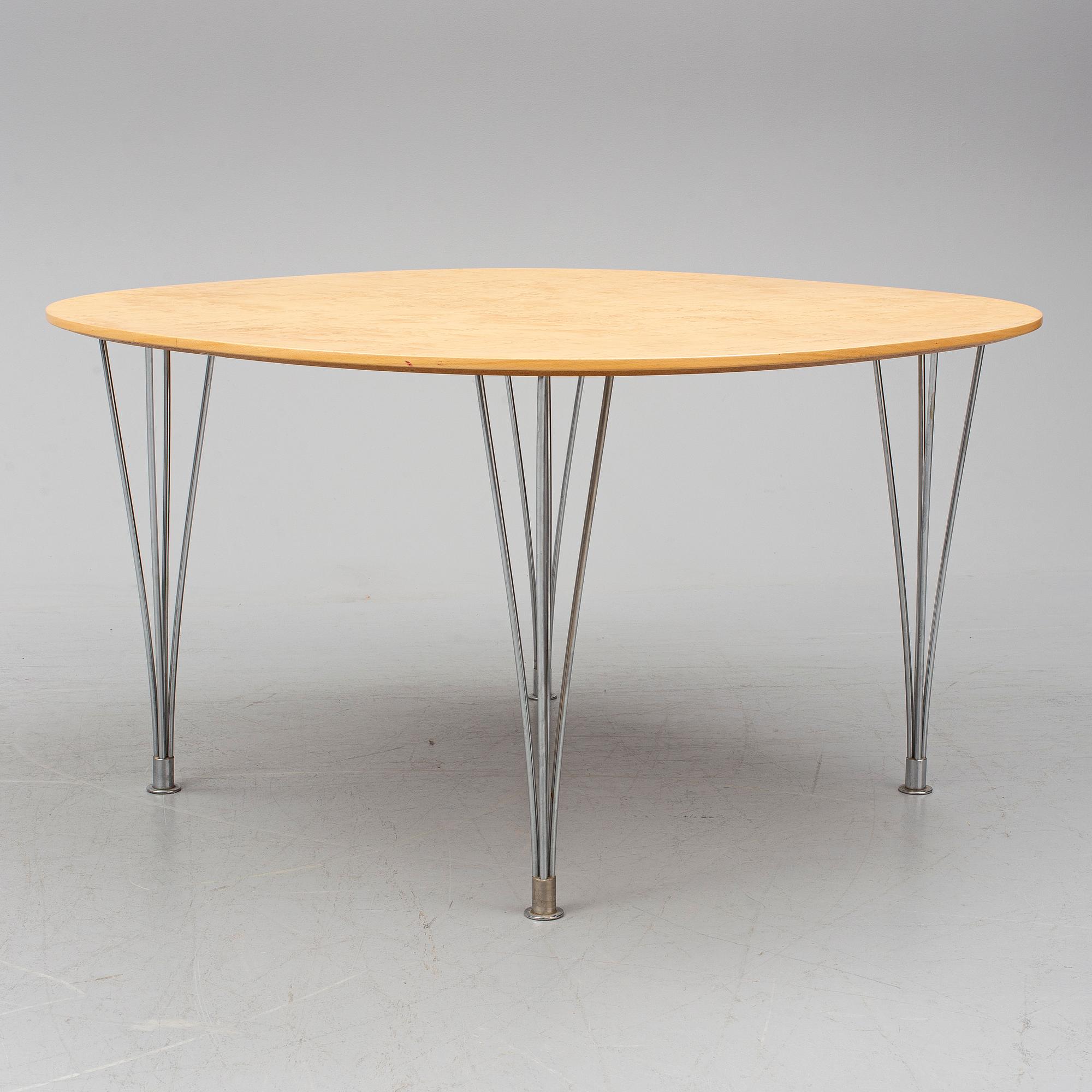 PIET HEIN & BRUNO MATHSSON, bord, "Supercirkel".