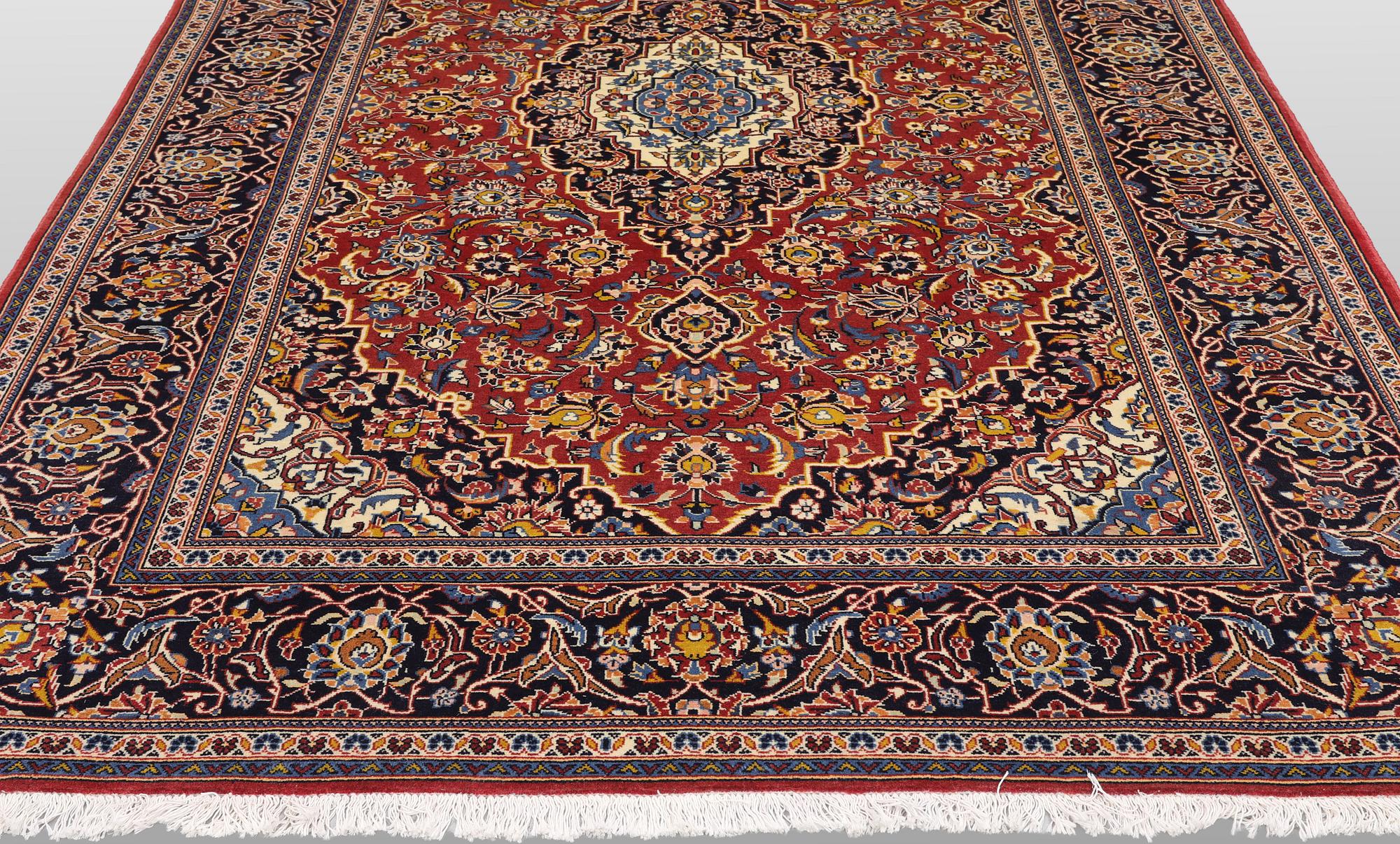 Carpet, Keshan, 308 x 197 cm.