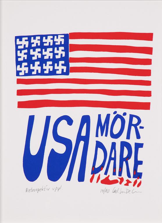 Carl Johan De Geer, ”USA mördare".