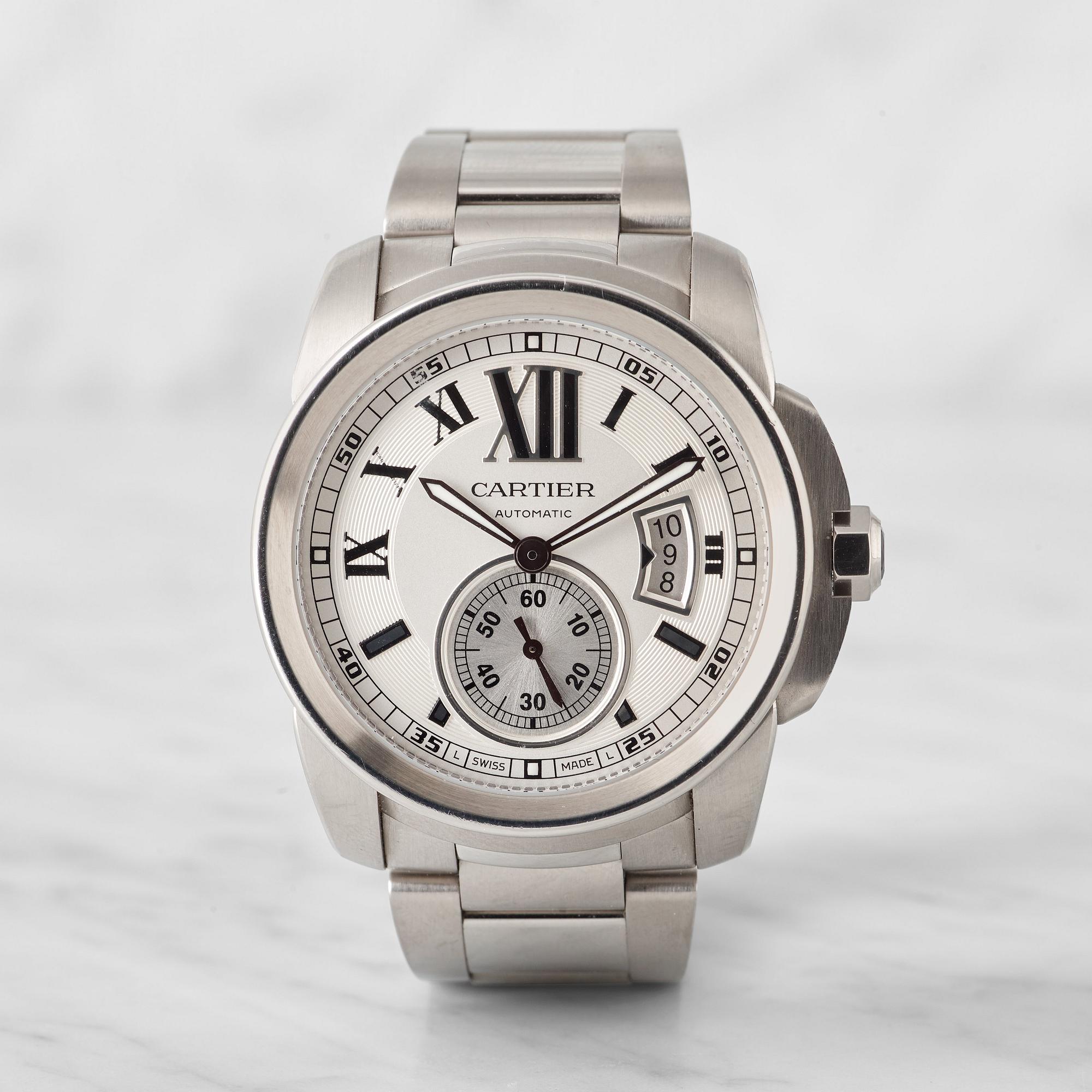 CARTIER, Calibre de Cartier, armbandsur, 42 mm,