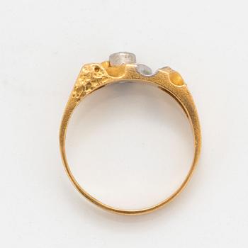 Björn Weckström, a brilliant cut diamond ring, Lapponia, 1989.