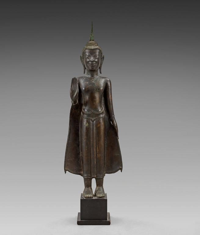 SKULPTUR, brons, Thailand 1700-tal.