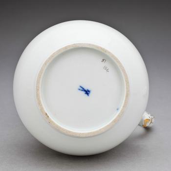 KAFFESERVIS, 21 delar, porslin, Meissen, 1900-talets mitt.
