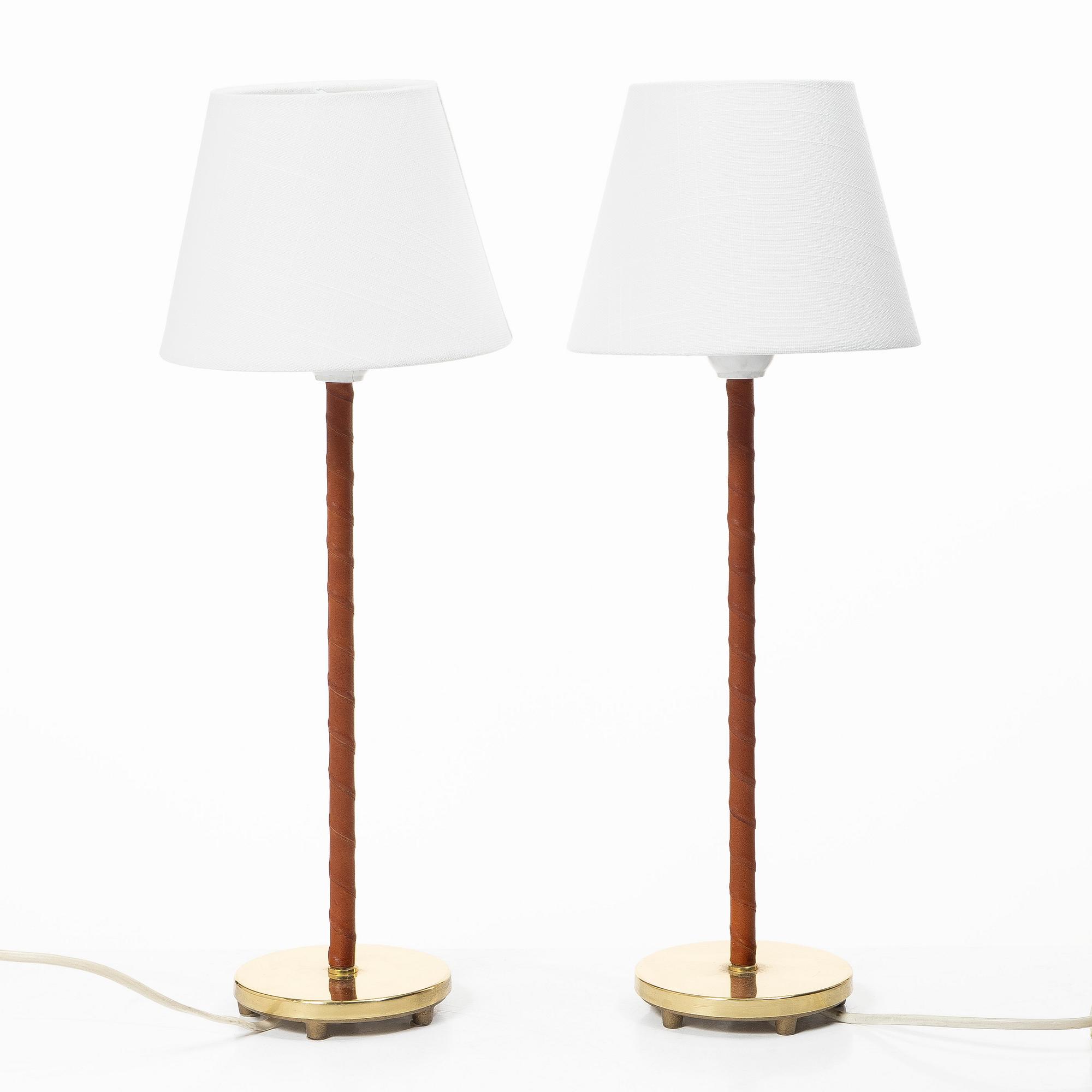A pair of table lamps, Falkenbergs Belysning, second half of the 20th century.