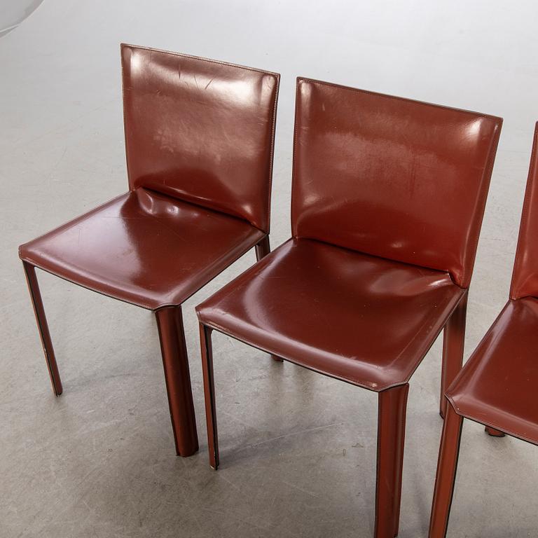 De Couro stolar 4 st Brasilien 1980-tal.