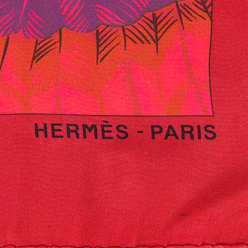 Hermès, a 'Brazil' silk shawl/scarf.
