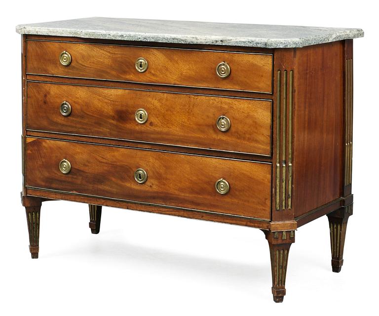 A late Gustavian commode by A. Lundelius.