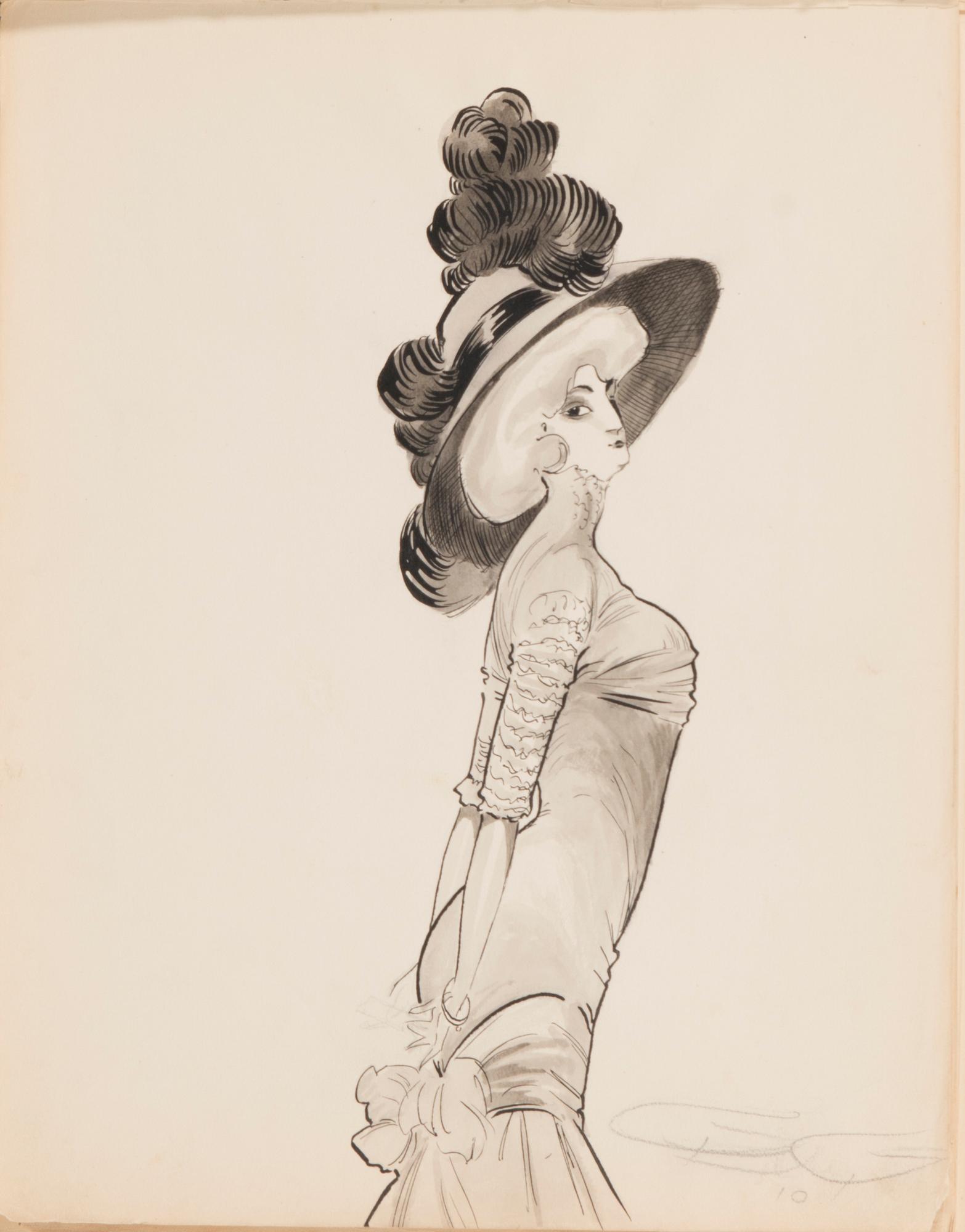 CARL JENSEN-CARLÉN, a scetch book with drawings, mixed media, 27 pages, partially signed C.C.