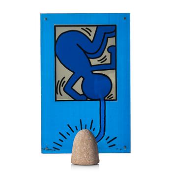 26. Keith Haring, & Toshiyuki Kita, bordslampa, "On Taro", ed. 922/2000, Kreon, Belgien, 1988.