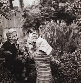 184. Antanas Sutkus, "Daughters with Aunt Elena, Salakas, 1978".