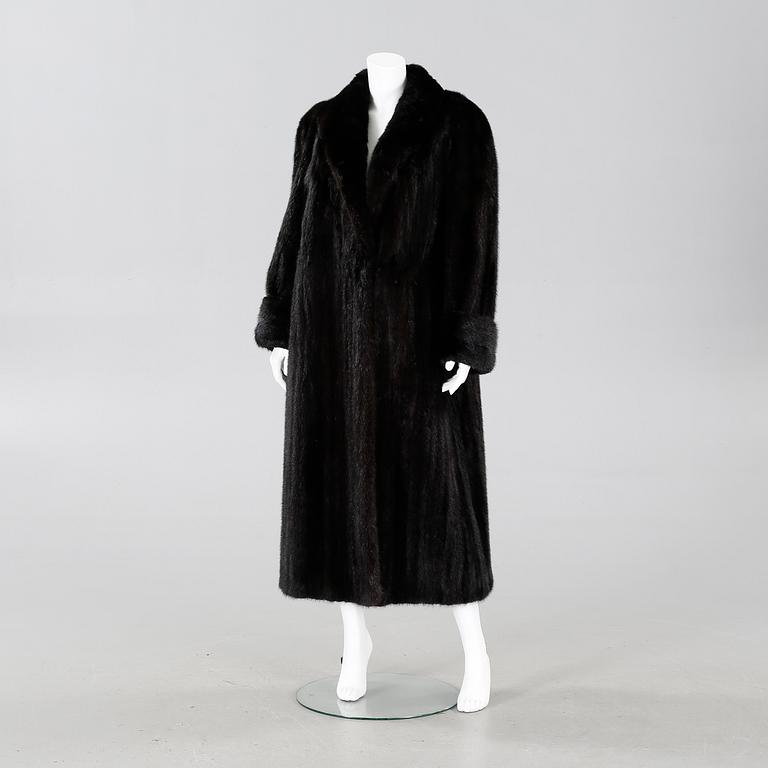 A mink fur coat.