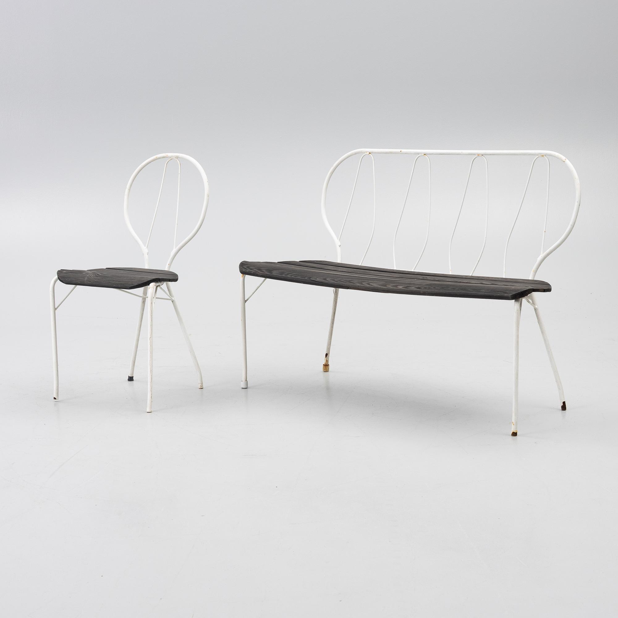 Tore Ahlsén, trädgårdsgrupp, "Pia", Gärsnäs, 1900-talets mitt/andra hälft.