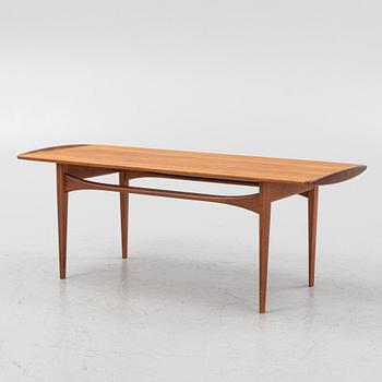 Tove & Edvard Kindt-Larsen, a teak coffee table from France & Daverkosen, Denmark, 1960's.
