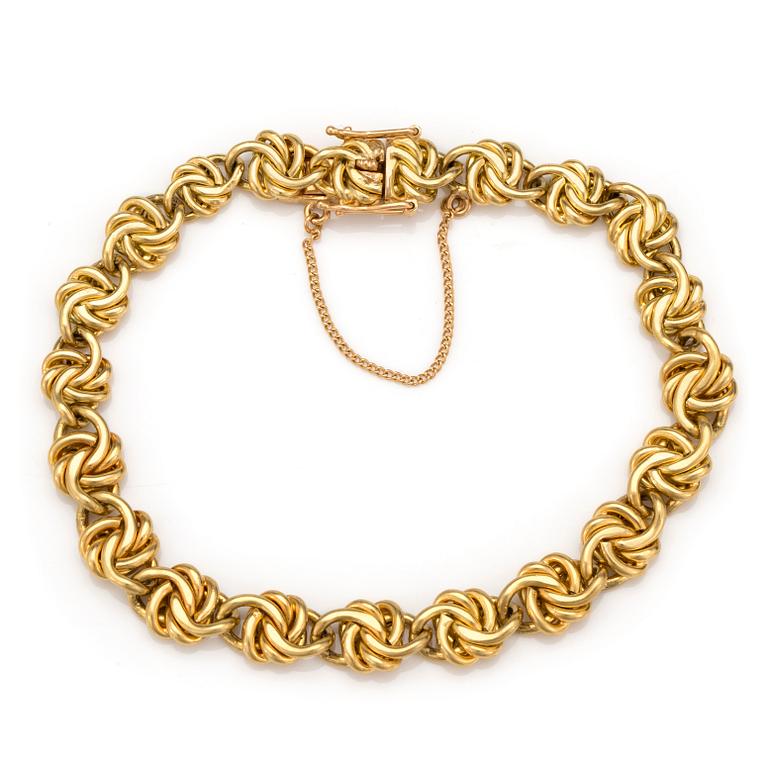 a Swedish gold bracelet made in 1963.