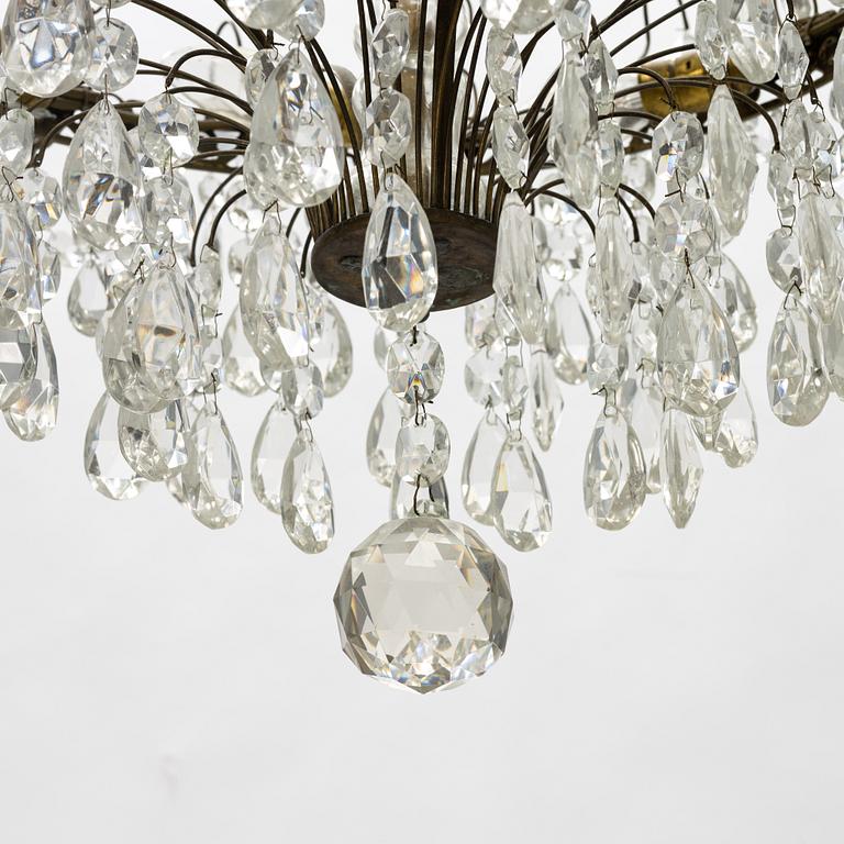 Ljuskrona, gustaviansk stil, 1900-talets första hälft.