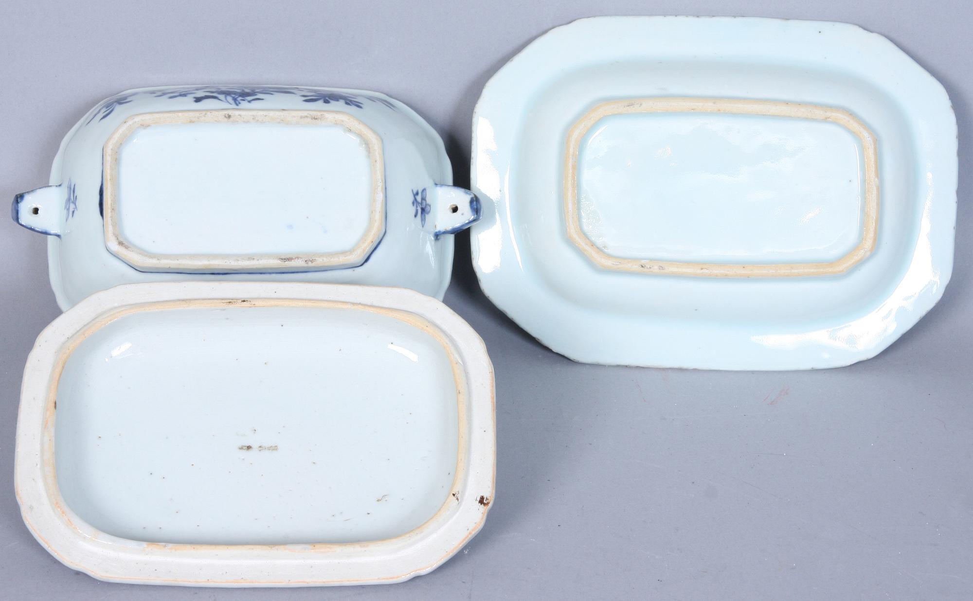 SMÖRASK med UNDERFAT, Kina 1700-tal.