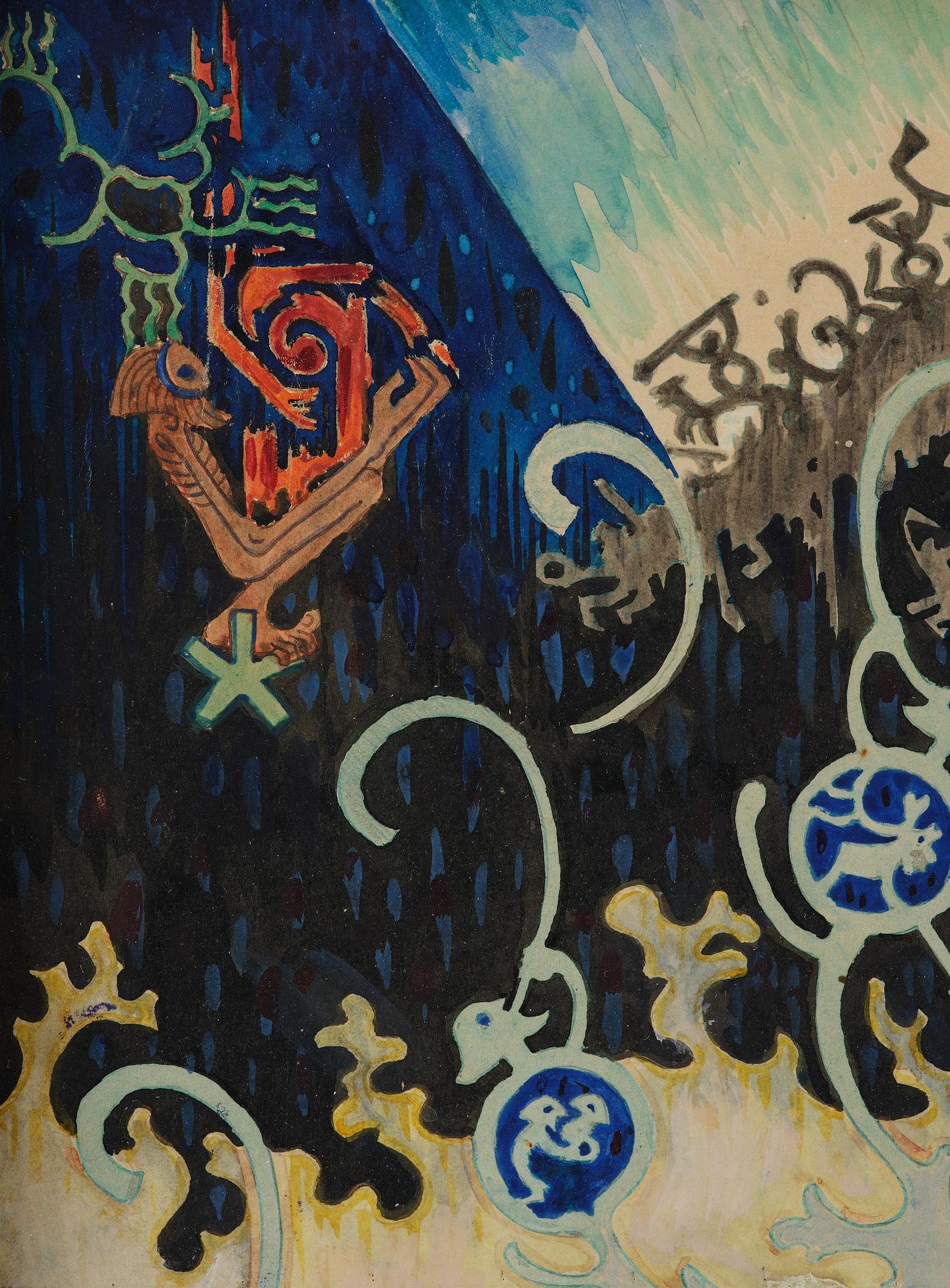Ossian Elgström, Mythological composition.