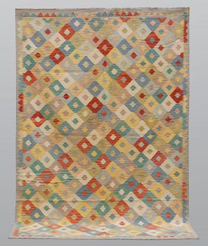 A carpet, kilim, ca 297 x 206 cm.